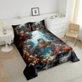 thumbnail image 4 of Erosebridal Sealife Turtle Comforter Sets,Underwater World Comforters & Duvets,Marine Animal Bedroom Decor,Reversible,Breathable,2pcs, 4 of 7