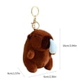 thumbnail image 3 of Adorable Keychain Soft Plush Accessory Worker Keyring Novelty Pendant for Bags and Luggage, 3 of 9