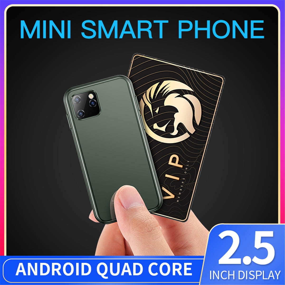 Super Mini Smartphone, SOYES XS11 Unlocked Phone 3G WCDMA Android Mobile  2.5'' Touch Screen 1GB RAM 8GB ROM Dual SIM WiFi Bluetooth Hotspot Ultra  Thin