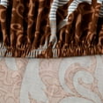 thumbnail image 3 of DYstyle Printed Morocco Stretch Armless Wing Back Chair Slipcover, 3 of 4