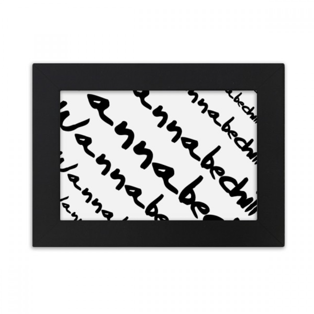 Stylish Characters Wanna Be Chill Desktop Photo Frame Ornaments Picture Art Painting