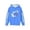 Blue, variant on Toddler Boys Hoodies Rugby Print Kids Hooded Soft Pullover Jacket Casual Sweatshirts Cute Trendy Y2K Clothes Size 3-4T