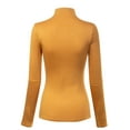 thumbnail image 4 of MixMatchy Women's Mock Neck Long Sleeve Turtleneck Slim Fit Sweater Top, 4 of 4