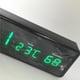 thumbnail image 3 of Injueey Reloj digital LED digital Reloj de pared Led Reloj de pared digital Termómetro Medidor de humedad Reloj multifuncional Electrodomésticos Injueey HA013870-00, 3 of 6