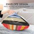 thumbnail image 4 of Yayeee Pillowcase Standard Size Set of 2 Satin Wrinkle Resistant Pillow Case, Geometric Sun, 4 of 7