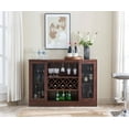 thumbnail image 1 of Gramercy Way Mahogany Bar Cabinet with Two Wire Mesh Doors, 1 of 9