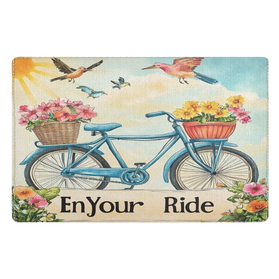 BZSMCE Floor Mats 32x20in Enjoy Your Ride Creativity Doormats