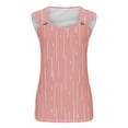 thumbnail image 4 of Summer Tops for Women GaThRRgYP Plus Size Tops for Women,Women's Solid Color Camisole Sleeveless T-shirt Loose Tank Top Pink S, 4 of 4