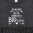 thumbnail image 4 of Inktastic So I'm Little, but I'm Gonna Be a Big Sister Girls Baby Dress, 4 of 5