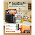 thumbnail image 2 of KFFKFF Slushie Machine, 2.6L/88oz No Ice Needed Slushy Machine for Home, Frozen Drink Maker with 5 Preset Programs, Margarita Machine with Self-Cleaning, Frozen Margaritas, Frappés, 2 of 9