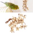 thumbnail image 4 of Wooden Bite Toy, Reducing Boredom Physical Activity Natural Attractive Bird Wood Star Toy  For Bird Exercise Wood Color,Colorful, 4 of 8