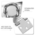 thumbnail image 2 of Lock Hasp 3 Inch Padlock Latch Heavy Duty Cabinet Door Lock Hasp Latch Padlock, 2 of 8