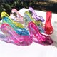 thumbnail image 4 of Sandalias de tacón alto para niña, zapatos de cristal de cuento de hadas de imitación, zapatilla de juguete, regalo de fiesta, Decoración de cumpleaños, adorno de ceremonia, 4 of 4