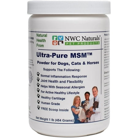 UPC: 0736211671295 | NWC Naturals Ultra-Pure MSM for Pets  1-Pound