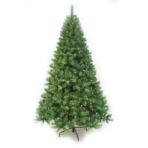 Puleo 7 5 Pre Lit Augusta Pine Tree Walmart Com