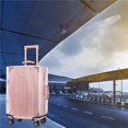 thumbnail image 3 of Waterproof Rolling Luggage Cover Full Transparent Luggage Protector Cover Thicken Suitcase Protector Cover PVC Suitcase Cover 22inch B, 3 of 6