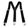 thumbnail image 1 of Mens Suspenders Strong Fixability Adjustable Beautiful Practical Fashionable Metal Clip Wide Suspenders for Formal PartyBlack, 1 of 5