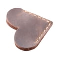 thumbnail image 2 of Riguas Heart Bookmark Creative Shape Fine Texture Wear Resistant Non-Fading Wide Application Decorative 3 Colors Faux Leather Love Heart Bookmark Stationery Office Supplies, 2 of 8