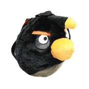 Angry Bird Black Plush Doll Backpack 12 inch