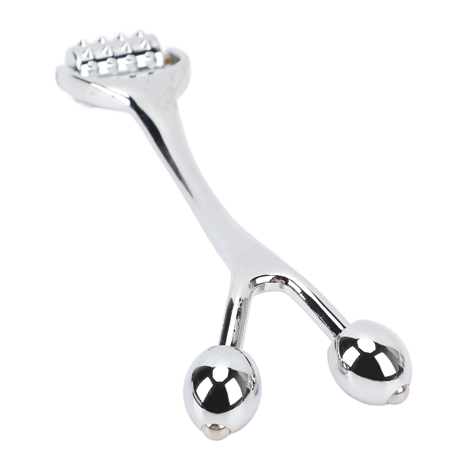 YAHHU Zinc Alloy Face Roller Massager – Deep Tissue Acupuncture Roller for Muscle Relief, Comfort & Skin‑Friendly Design