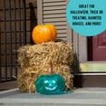 thumbnail image 4 of Teal Pumpkin 15" Inflatable Decoration- Blow Up Indoor/Outdoor Jack O Lantern Decoration for Parties, Trick-or-Treating, Lawn- Support The Teal Pumpkin Project & Spread Allergy Awareness, 4 of 5