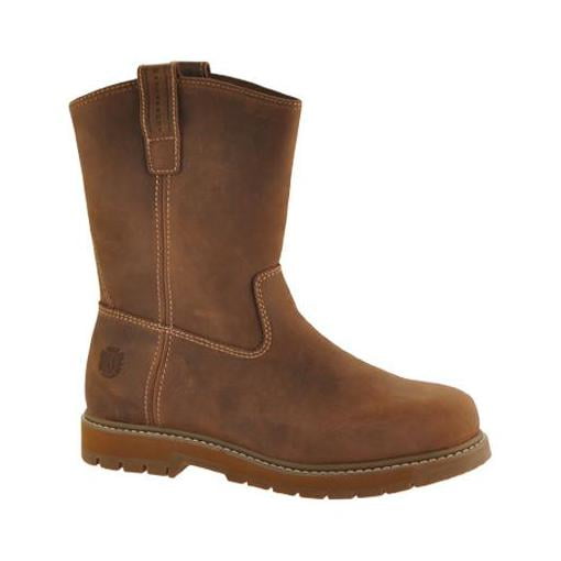 muck waterproof leather lug sole booties