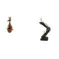thumbnail image 1 of estatua,Estatuas,figuras de animales,manualidades,Estatua de escalera,Estatua de escalera con libros para escalar,decoración artística,Escultura de escalera de libro,figura de pensador, 1 of 8