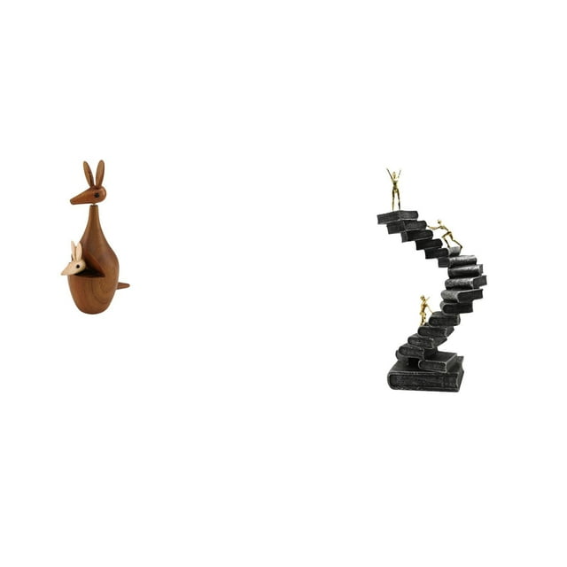 estatua,Estatuas,figuras de animales,manualidades,Estatua de escalera,Estatua de escalera con libros para escalar,decoración artística,Escultura de escalera de libro,figura de pensador
