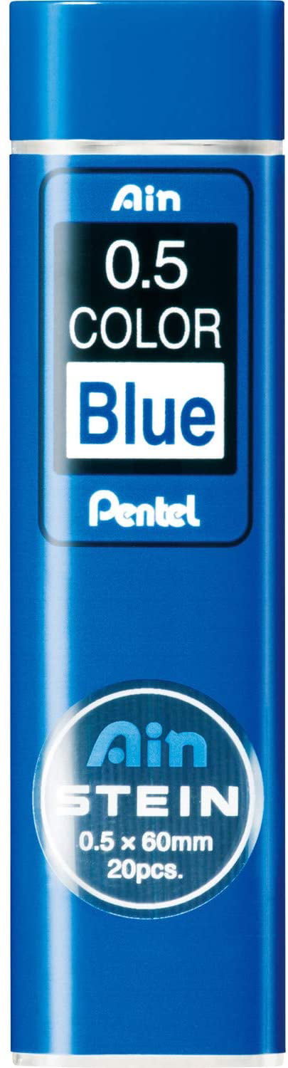 Pentel New Ain Pencil Refill Lead 0.5mm red blue color 20 Leads Per Tube 