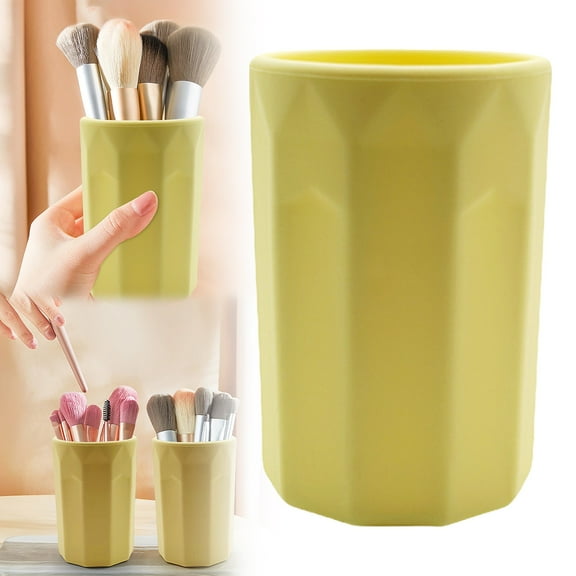 HWHCGZ Makeup Brush holder Organizer, Make Up Brush Cup Pen Pencil Holder vase, Comb Brushes Pen Pencil Storage Box Container