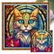 thumbnail image 1 of Hilo Algodón Ecológico Bordado Arte Punto Cruz Con Gato Impreso 11CT 50x50cm, 1 of 9