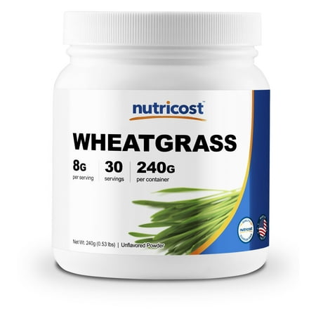 Nutricost Wheatgrass Powder 8.5 oz - Non GMO, Gluten Free, High Quality