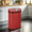 Red, variant on BIQWBIC 13 Gallon Automatic Trash Can, Touchless Stainless Steel Kitchen Garbage Can, Silver