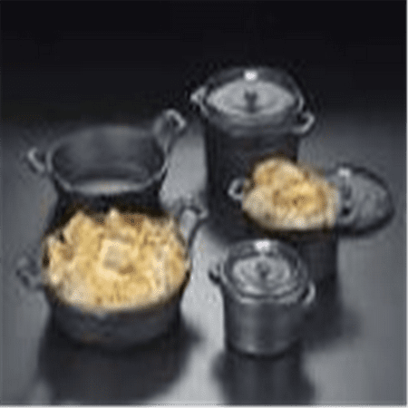 Cast Iron Casserole - American Metalcraft CIPR6250 Cast Iron Round Casseroles and Pots, 8.75