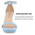 thumbnail image 4 of Journee Collection Womens Jeanne Slim Platform Ankle Strap Open Toe Pumps, 4 of 7