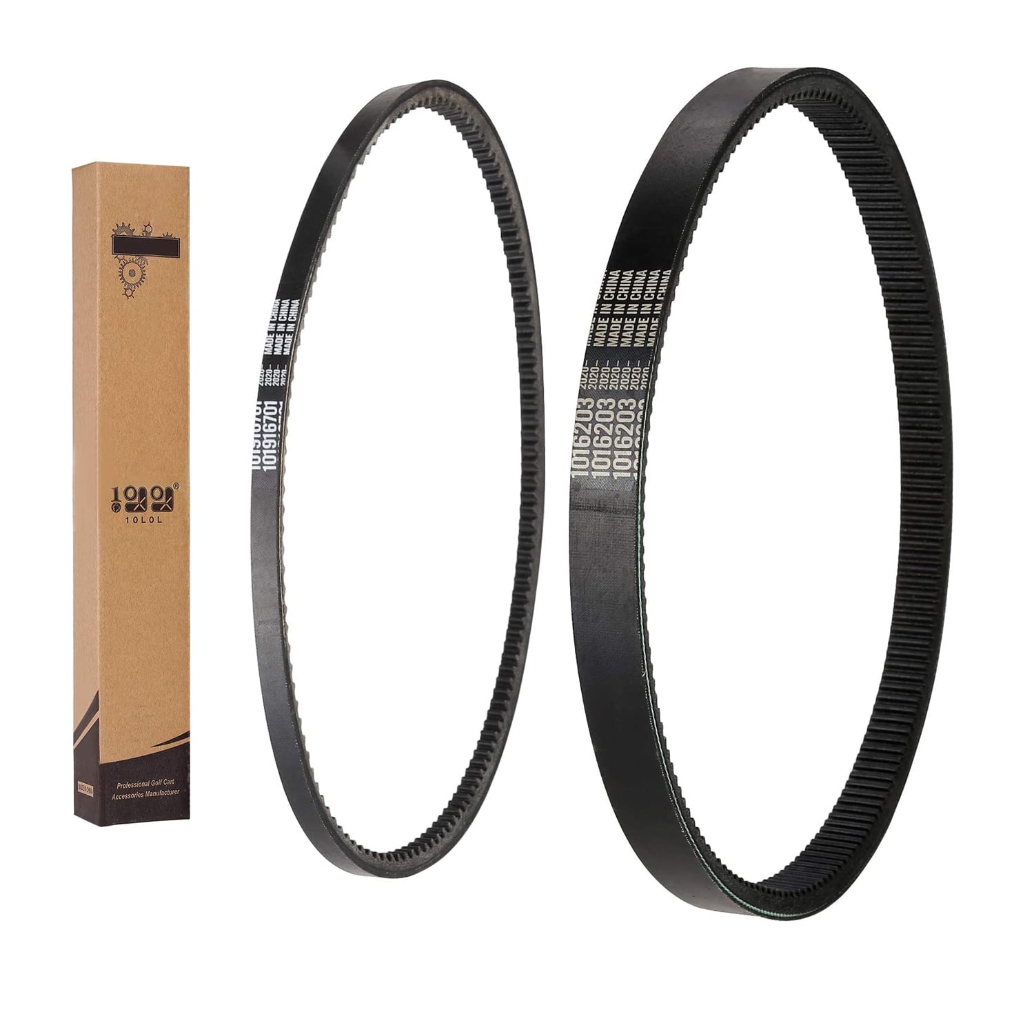 10L0L Golf Cart Drive Belt & Starter Generator Belt Fit Club Car DS
