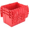 thumbnail image 5 of Global Industrial Plastic Attached Lid Shipping & Storage Tote 21-7/8""x15-1/4"", 5 of 7