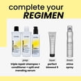 thumbnail image 3 of Kenra Professional Triple Repair Shampoo | Shampoo reparador | Repara enlaces debilitados o rotos | Para puntas abiertas y cabello dañado | Tecnología bond builder | Sin sulfatos, 3 of 6