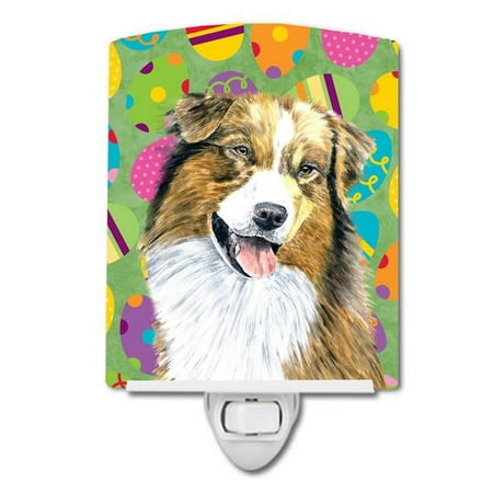 

Australian Shepherd Easter Eggtravaganza Ceramic Night Light