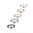 thumbnail image 5 of ATJIA 20G 8mm Punk Stainless Steel Fake Nose Ring Stud C Shape Hoop Earring Helix Non Piercing Nose Rings for Women Men, 5 of 9