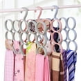 thumbnail image 5 of CATIEBYE Scarf Hanger Scarf Rack Plastic Space Saver Homeowners Closet Organization 1Pcs, 5 of 5