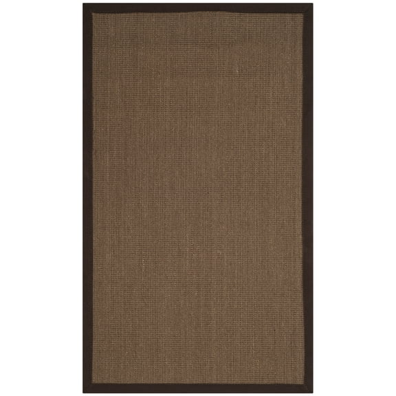 SAFAVIEH Natural Fiber Keane Solid Area Rug, Brown, 2' x 3'