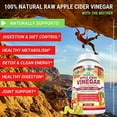 thumbnail image 3 of Premium Apple Cider Vinegar Pills Max 1740mg with Mother - 100% Natural & Raw with Cinnamon, Ginger & Cayenne Pepper - Ideal for Healthy Blood Sugar, Detox & Digestion-120 Vegan Capsules, 3 of 3