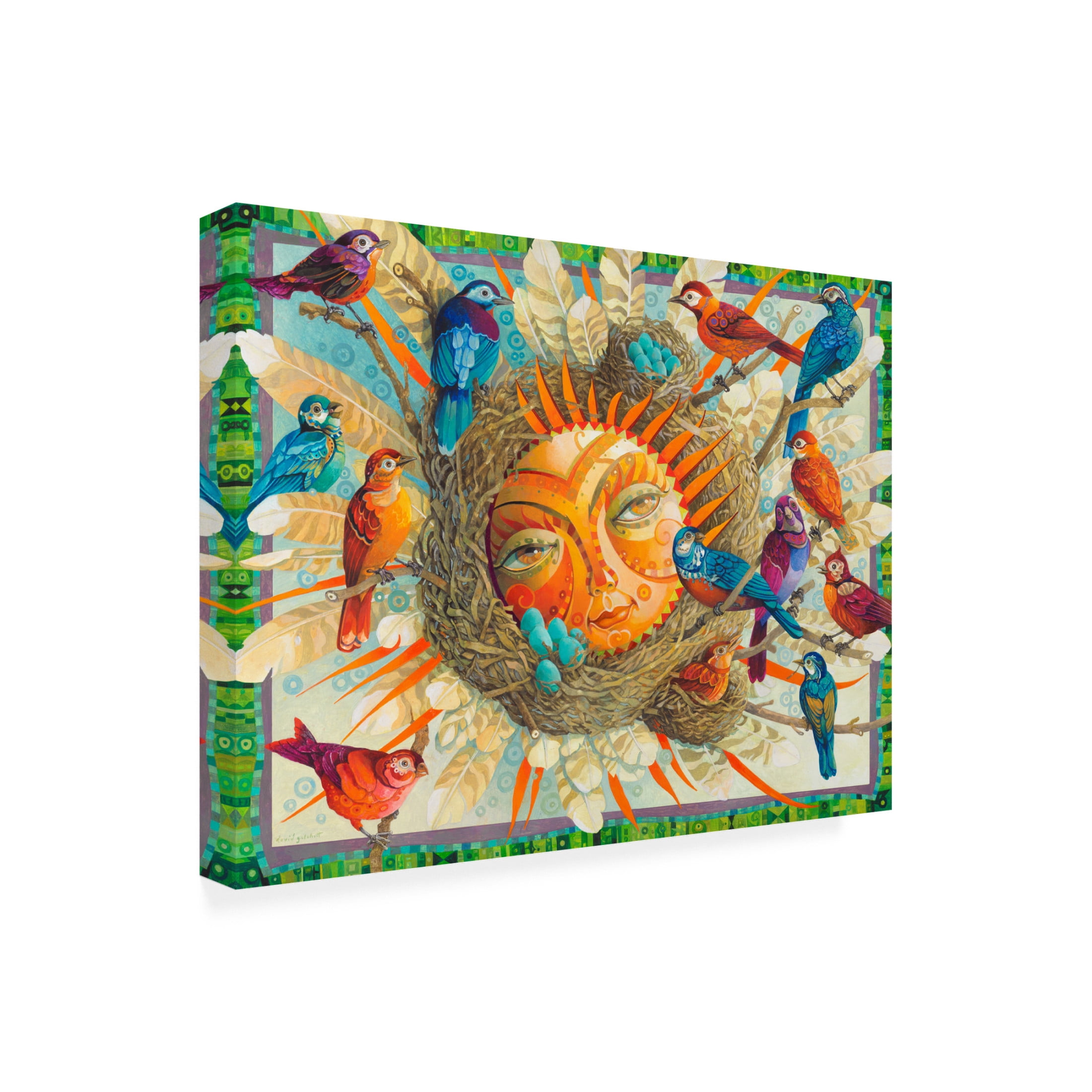 Canvas Wall Art - David Galchutt 'Shine' Wall Art for Living Room, Bedroom, or Office Décor by Trademark Fine Art - 24 x 18 Inches