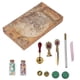 thumbnail image 2 of Kit De Sellos De Cera, Kit De Cera De Sellado Con Desmontable, Decoración De Caja De Tierra De Cera Delicada Para Sobres, 2 of 7