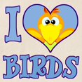 thumbnail image 3 of CafePress - I Love (Heart) Birds Tote Bag - Unisex Canvas Tote Bag, Beige, 1-Piece, 3 of 9