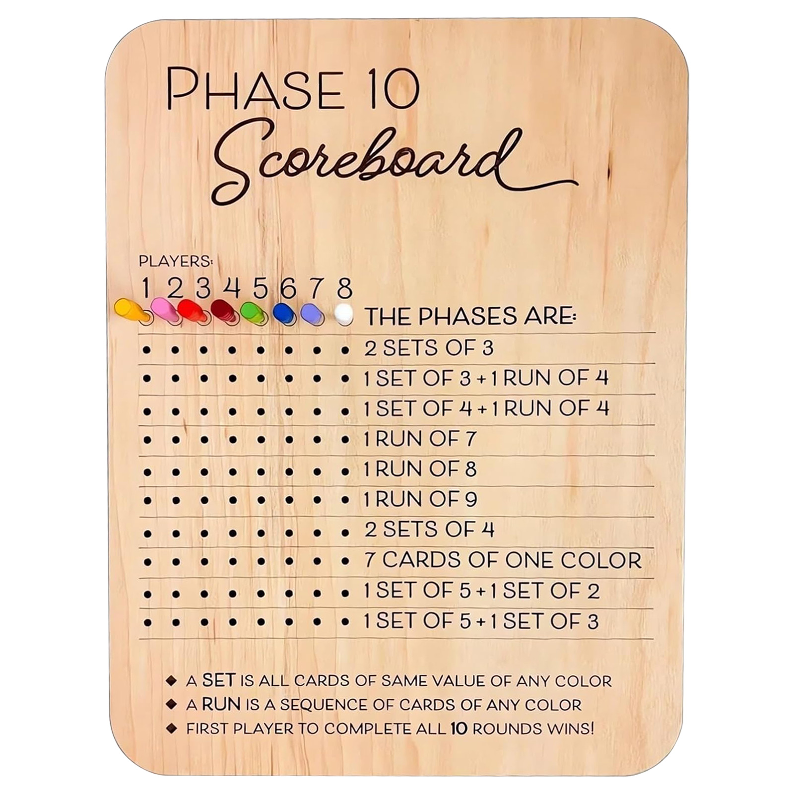 10 Pagaies De Score Numérotées - Panneaux Vote Et Notation Portable, En Mousse, 19x9,5 Cm (lot De 10) - 8