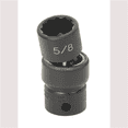 thumbnail image 2 of Grey Pneumatic 3/8" Drive x 5/8"  Standard Universal- 12 Point Socket - Black, 2 of 2