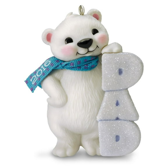 Hallmark Ornament: 2016 Dad | QGO1081 | Polar Bear