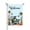 Style 2, variant on Summer Beach Turtle Garden Flag 12x18 Inch Double Sided Seasonal Welcome Yard Flag With Sunglasses Turtle For Outside Tropical Beach House Outdoor Decoration Banner
